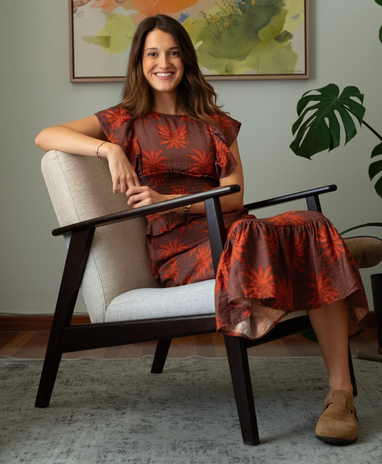 Natalia Romero en su consulta